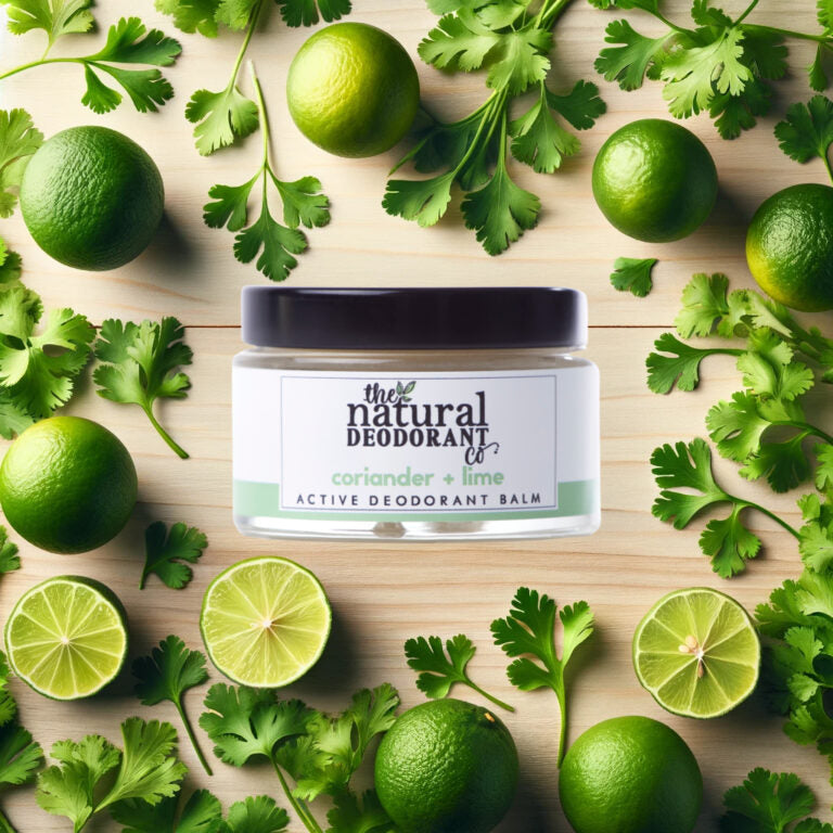 Active Deodorant Balm Coriander - Lime | 55g - The Natural Deo Co
