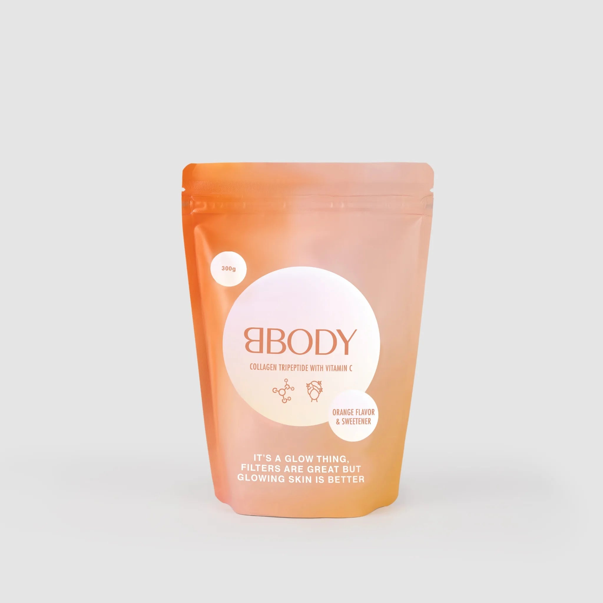 BBody – 96% Tripeptide Vis Collageen + Vitamine C – 300 g poeder