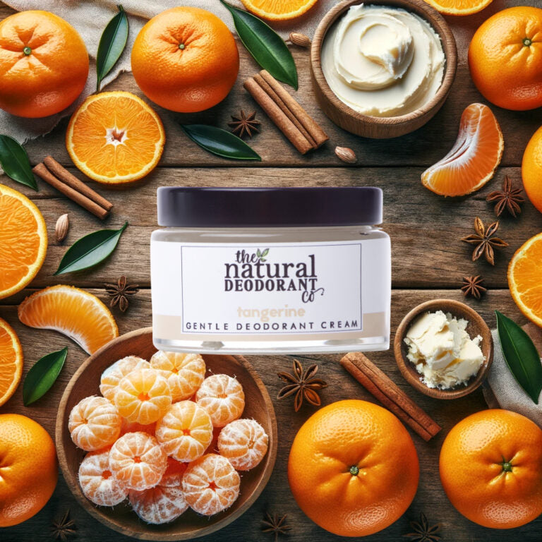 Gentle Deodorant Cream Tangerine | 55gr The Natural Deo Co
