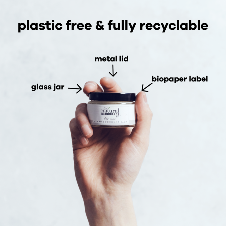 Clean Deodorant Balm for Men - 55gr - The Natural Deo Co