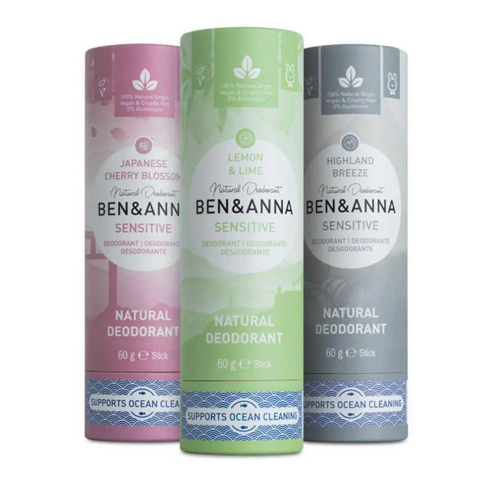 Papertube Deodorant Sensitive - 3 geuren | Ben&Anna