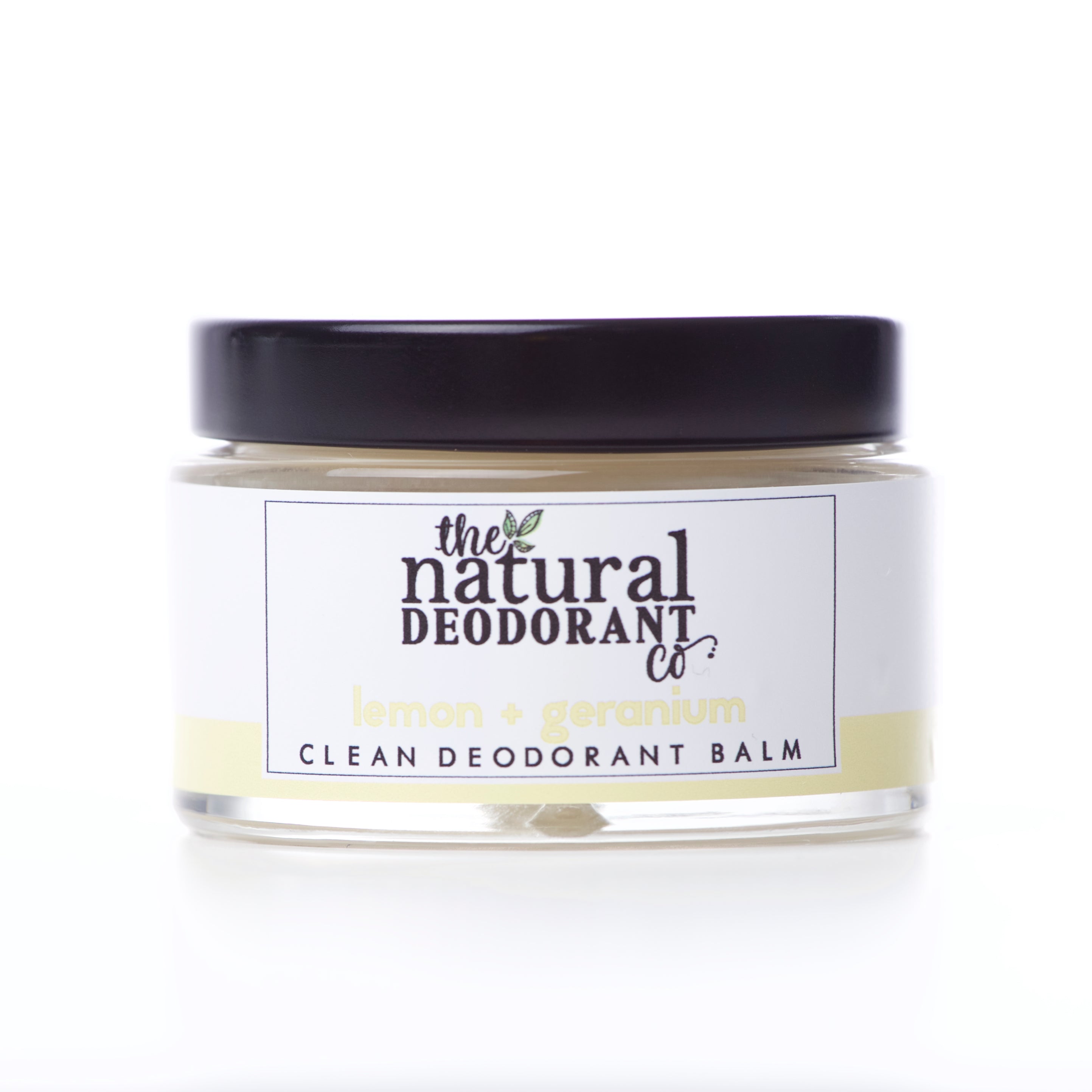Clean Deodorant Balm Lemon-Geranium 55gr - The Natural Deo Co