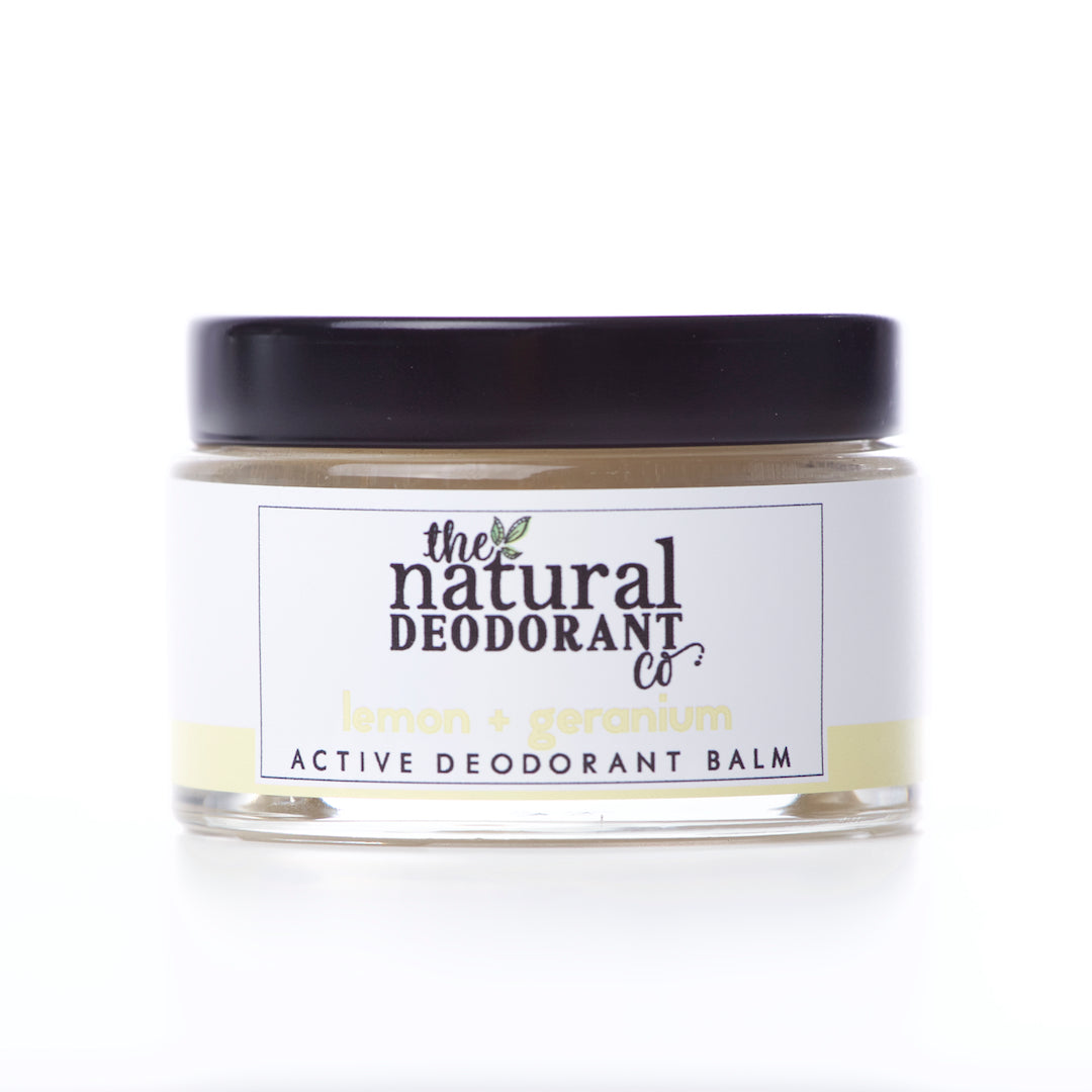 Active Deodorant Balm Lemon - Geranium 55gr - The Natural Deo Co