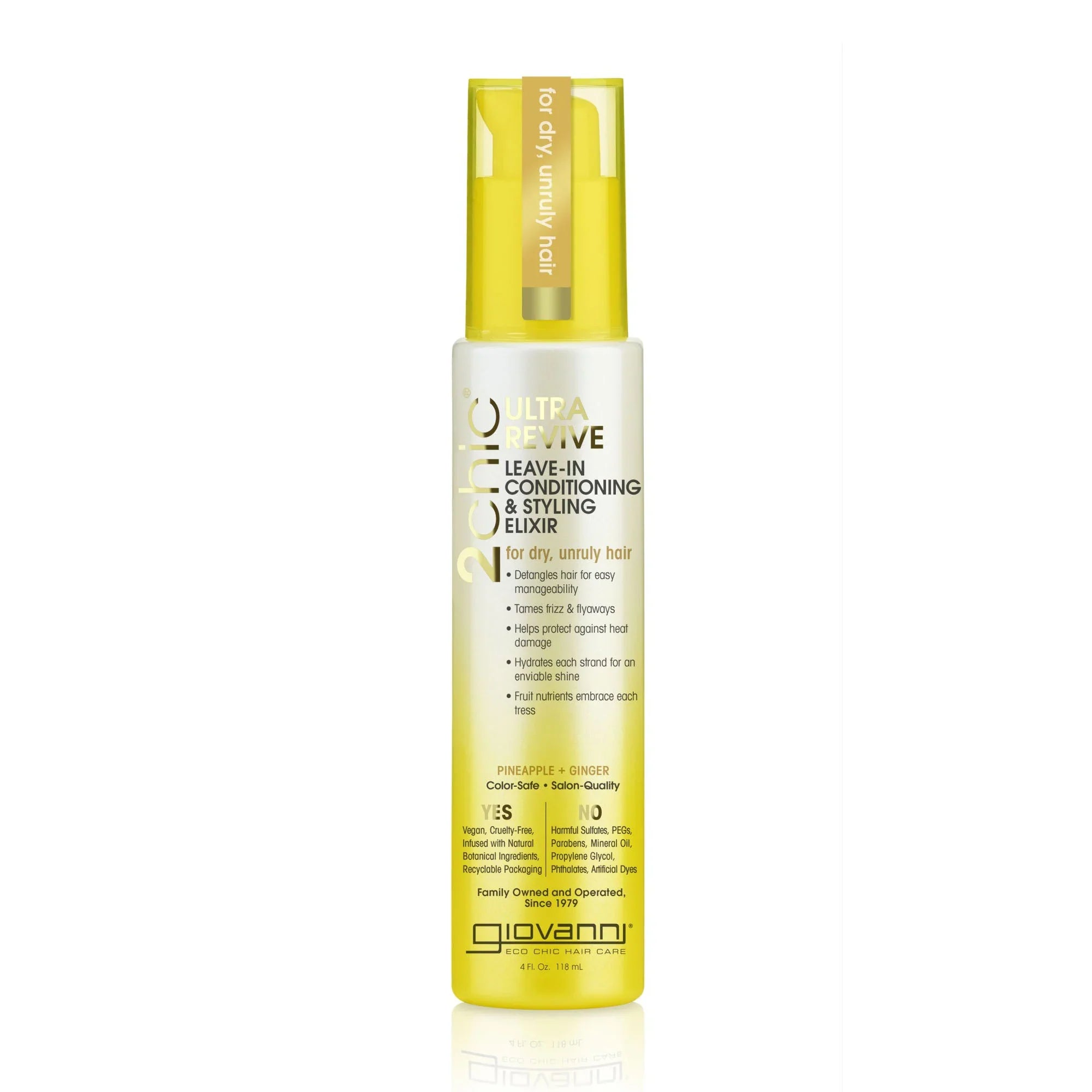 2chic® Ultra revive leave-in conditioning &amp; styling spray - Giovanni Cosmetics - 118ml