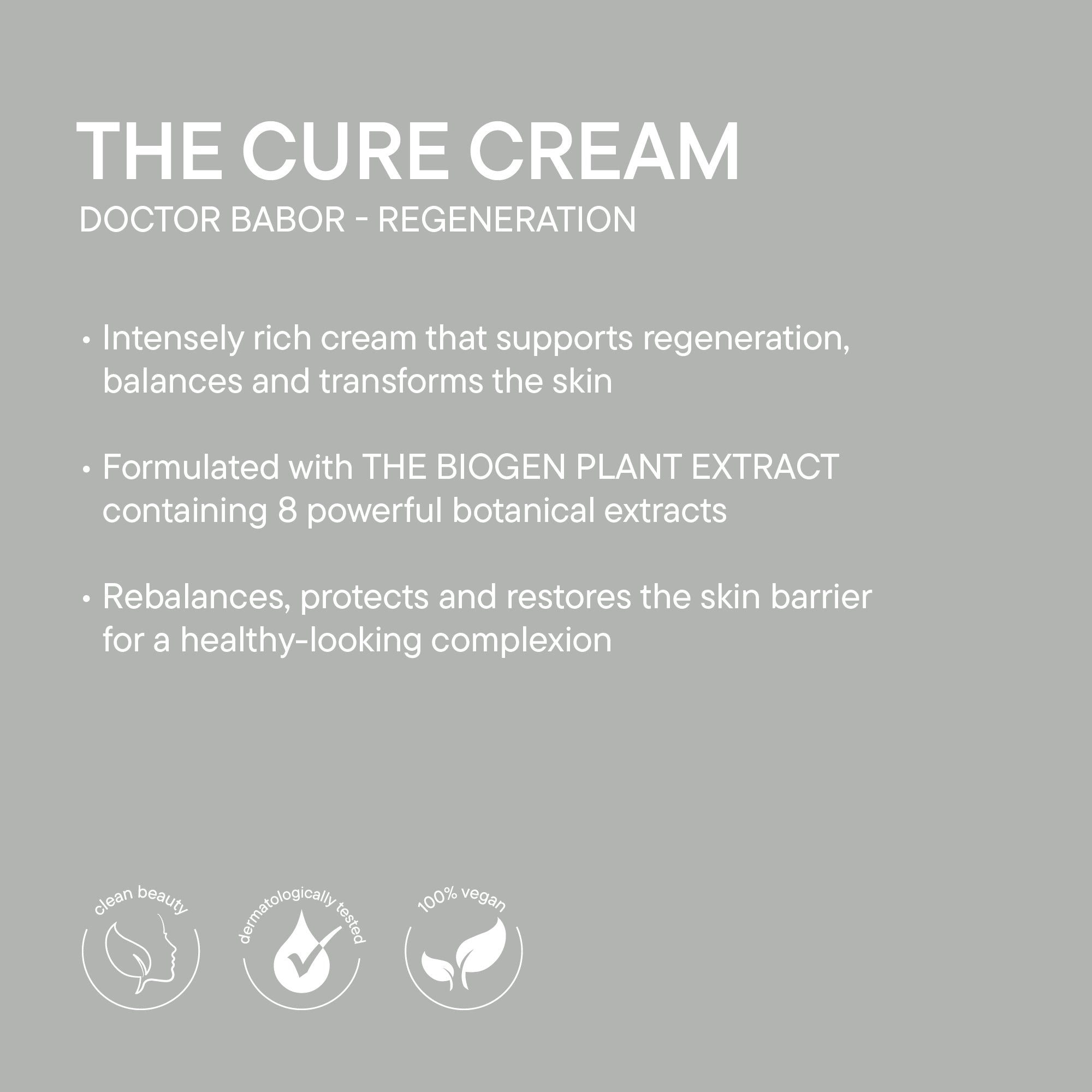 BABOR - The Cure Cream - face cream - 50ml