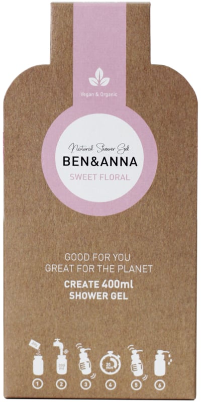 Shower gel flakes, 4 scents | Ben&amp;Anna, 40g