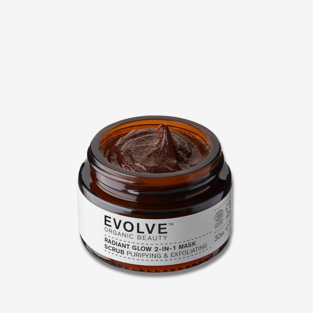 Radiant Glow 2-in-1 mask scrub - Evolve