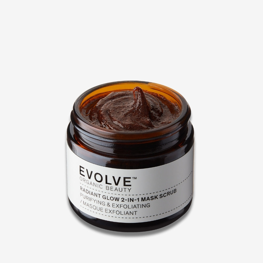 Radiant Glow 2-in-1 mask scrub - Evolve