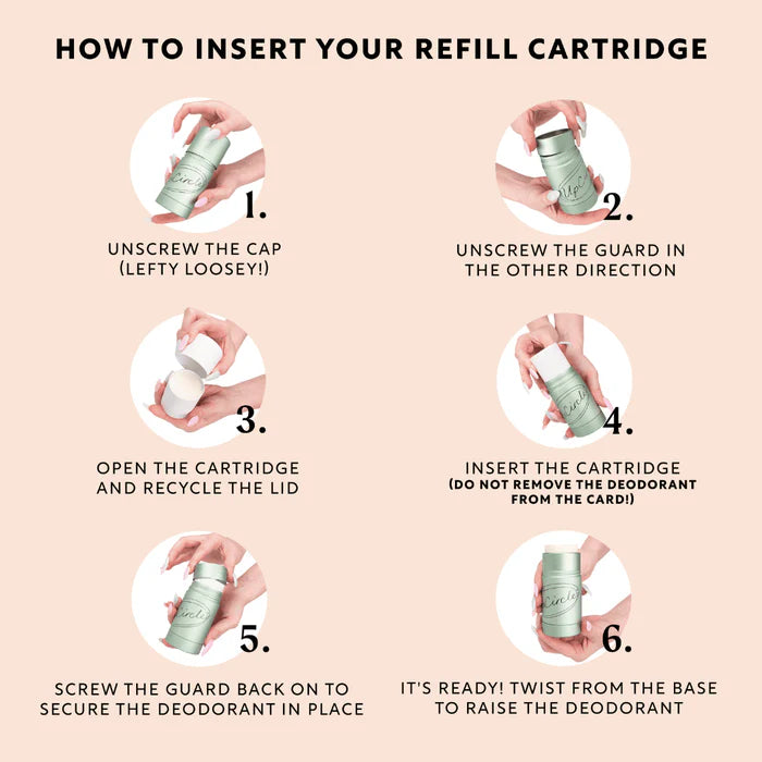 Upcircle Beauty - Deodorant Refill with Macadamia + Bergamot - 1 refill (no case)